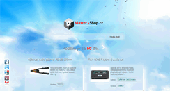 Desktop Screenshot of master-shop.cz